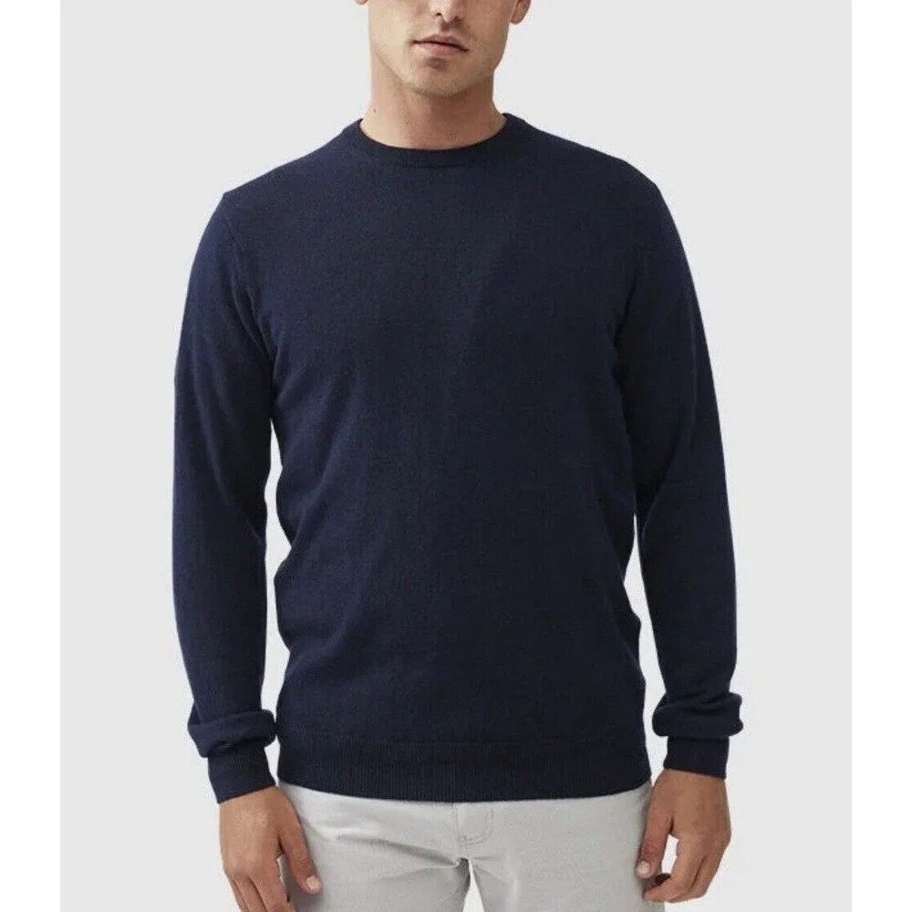 Rodd & Gunn Queenstown Sweater In Blue Granite Sz XXXL New
